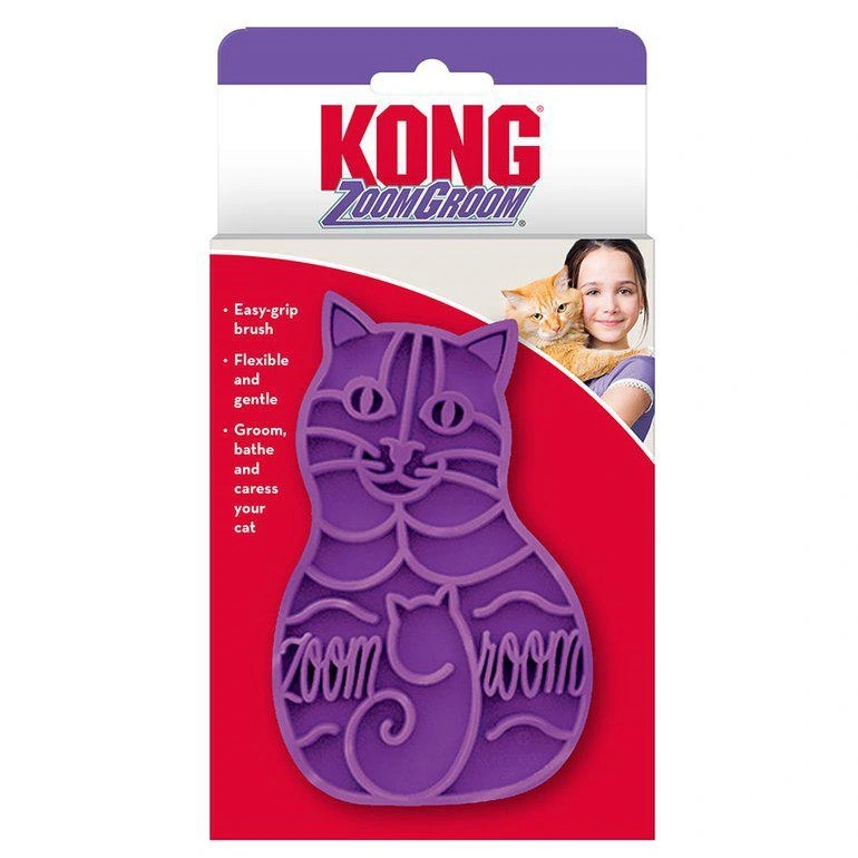 Kong Kattelegetøj Zoomgroom 11,5x7x3 cm